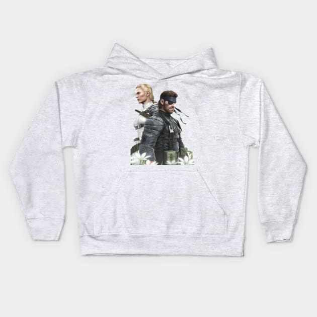 Big Boss and The Boss MGS3 Kids Hoodie by Moath